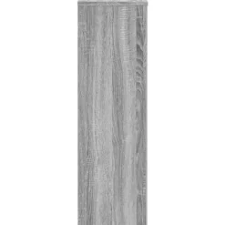Outlet Plantestativer 2 stk. til indendørs brug - Stabilt konstrueret træ | Farve: Grå sonoma-eg | Størrelse: 25x25x80 cm Plantestativer