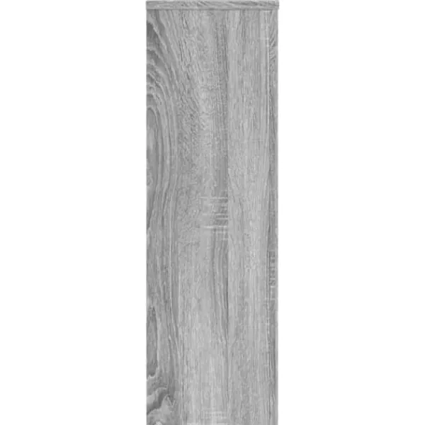 Outlet Plantestativer 2 stk. til indendørs brug - Stabilt konstrueret træ | Farve: Grå sonoma-eg | Størrelse: 25x25x80 cm Plantestativer