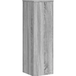 Outlet Plantestativer 2 stk. til indendørs brug - Stabilt konstrueret træ | Farve: Grå sonoma-eg | Størrelse: 25x25x80 cm Plantestativer