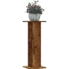 Plantestativer^Plantestativer 2 stk. til indendørs planter - Stabile i konstrueret træ | Størrelse: 30x30x80 cm | Farve: Antikt træ