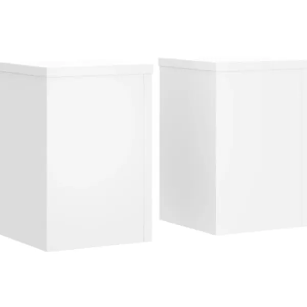 Best Plantestativer 2 stk. til planter - Robust konstrueret træ | Størrelse: 25x25x35 cm Plantestativer