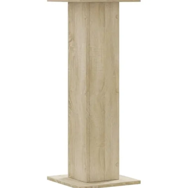 Best Plantestativer i 2-pak - Hule træstativ | Størrelse: 30x30x80 cm | Farve: Sonoma-eg Plantestativer