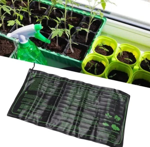 Hot Plantevarmepude 220V-240V 30W 6-trins termostat PVC silikone varmepude til planteisolering om vinteren Kit Til Plante- & Urtedyrkning