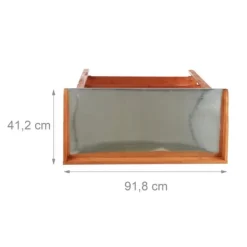 Plantningsbænke^Plantningsbord, 87.5x91.8x41.5 cm, Orange