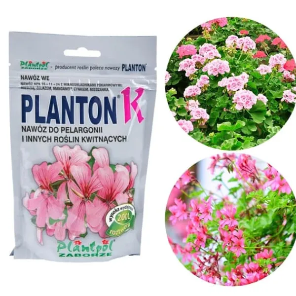 Gødningsmidler^PLANTON K Multikomponentgødning til pelargonier og blomstrende planter 200 g