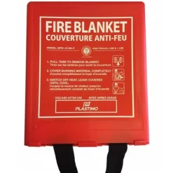 Best Plastimo Brandsikringstæppe Rød 100 x 100 cm Brandtæppe