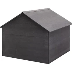 Skure, Garager & Carports^Plæneklipperskur 80x80x70 cm WPC grå - Skur Til Plæneklipper - Skure Til Plæneklippere - Home & Living