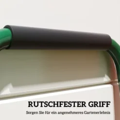 Haveværktøj^Plænelufter 30 cm manuel med skridsikkert håndtag, jordlufter/vertikalskærer til have