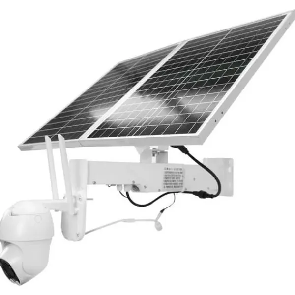 Sikkerhedsmonitorer & Videokameraer^Pni Cámara Seguridad Con Panel Solar Ip60 Hvid