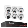 Sikkerhedsmonitorer & Videokameraer^POE Sikkerhedskamera System, 4K Opløsning, Ansigtsgenkendelse, , None, 8CH 6pcs 8MP Cameras