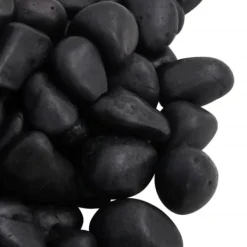 Havesten & Trædesten^Polerede småsten 10 kg til akvarium og dekoration | Farve: Sort | Størrelse: 2-5 cm