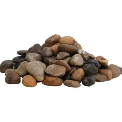 Havesten & Trædesten^Polerede småsten til akvarier og dekoration | Størrelse: 2-5 cm | Vægt: 25 kg | Farve: Flerfarvet