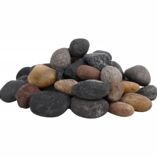 Sale Polerede småsten til akvarium og dekoration - 10 kg | Farve: Flerfarvet | Størrelse: 5-8 cm Havesten & Trædesten