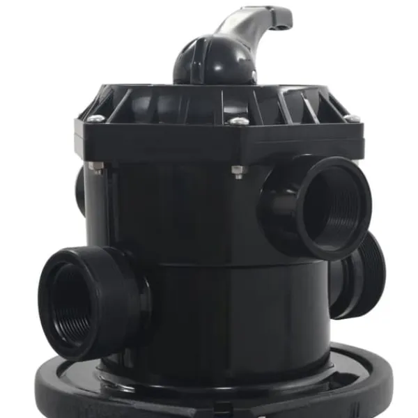 Pool- & Spatilbehør^Pool & spa – filtre - Living sandfilter til pool multiventil med 6 indstillinger 560 mm blå