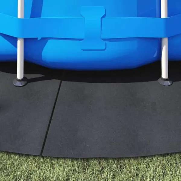 Pool- & Spatilbehør^Pool Bundark i Polyester Geotekstil Ø 428 cm | Farve: Sort