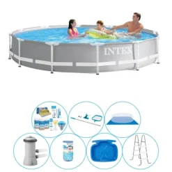 Pooler^Pool bundt - 8 stk - Intex Easy Set Rund 366x76 cm