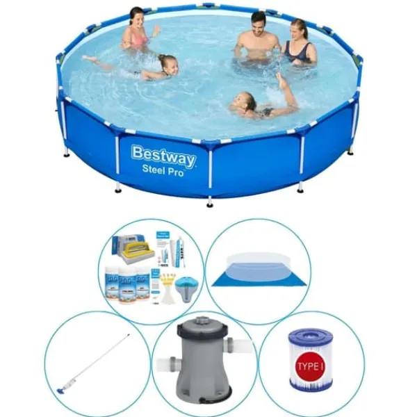 Bestway Pooler^Pool combo tilbud - Steel Pro 366x76 cm