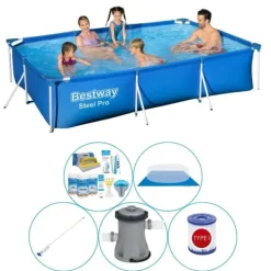 Discount Pool combo tilbud - Steel Pro 300x201x66 cm Pooler