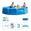 Pooler^Pool combo tilbud - Intex Metalramme Rund 305x76 cm