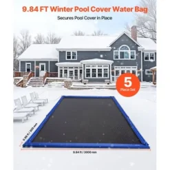 Sale Pool Cover Vandposer, 5 stk., 300x30 cm, Blå, PVC Pool- & Spatilbehør