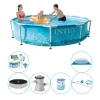 Pooler^Pool kombi tilbud - Intex Metalramme Rund Strand 305x76 cm