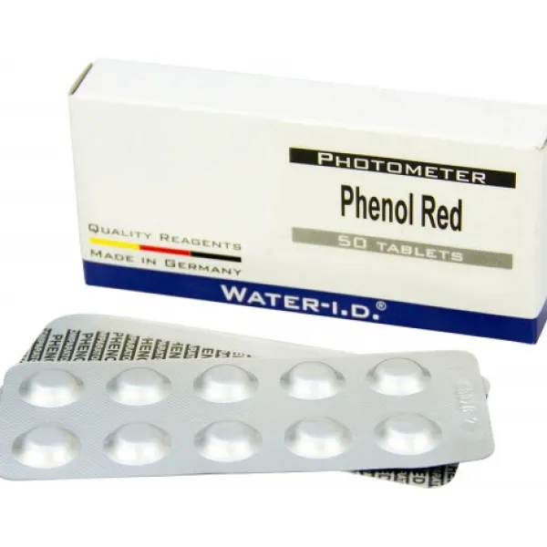 Pool- & Spatilbehør^Pool Lab Refill 50 stk tabletter PH test, Phenol Red