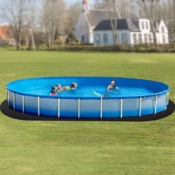 Pool- & Spatilbehør^Pool Liner Underlag, Oval, 457x914 cm, Sort, Geotekstil Materiale