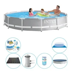 Sale Pool plus tilbehør - Intex Prisme Ramme Rund 366x76 cm Pooler