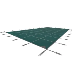 Clearance Pool sikkerhedsafdækning 18x36FT rektangulær til indendørs swimmingpool. Robust grønt net for vinterbeskyttelse og sikkerhed. Pool- & Spatilbehør