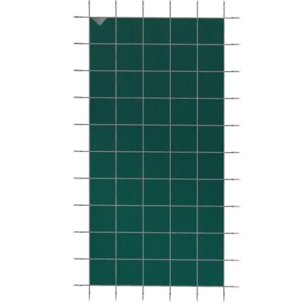 Clearance Pool sikkerhedsafdækning 18x36FT rektangulær til indendørs swimmingpool. Robust grønt net for vinterbeskyttelse og sikkerhed. Pool- & Spatilbehør