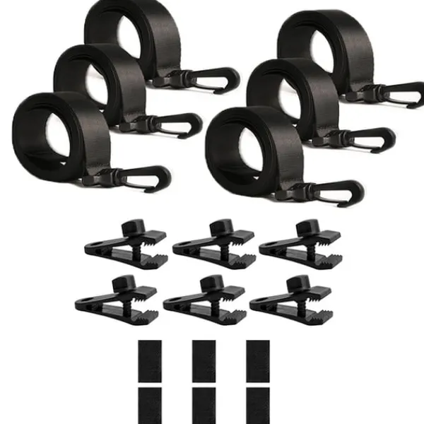 Pool- & Spatilbehør^Pool Solar Cover Reel Fastgørelsessæt med stropper 6-pack