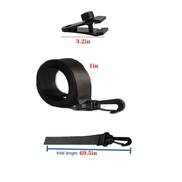 Pool- & Spatilbehør^Pool Solar Cover Reel Fastgørelsessæt med stropper 6-pack