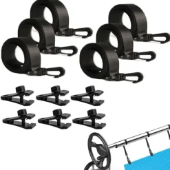 Pool- & Spatilbehør^Pool Solar Cover Reel Fastgørelsessæt med stropper 6-pack