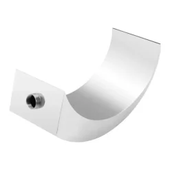 Springvand & Damme^Pool vandfald fontæne - Spillway-kaskade - 30×60 cm - 5,08 cm indvendigt gevind - Metal - Sølv