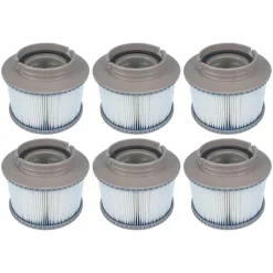 Sale Poolfilter, Nem Installation, Effektiv Filtrering,6 Pcs Pool- & Spatilbehør