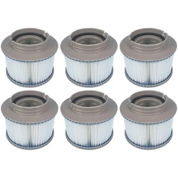 Sale Poolfilter, Nem Installation, Effektiv Filtrering,6 Pcs Pool- & Spatilbehør