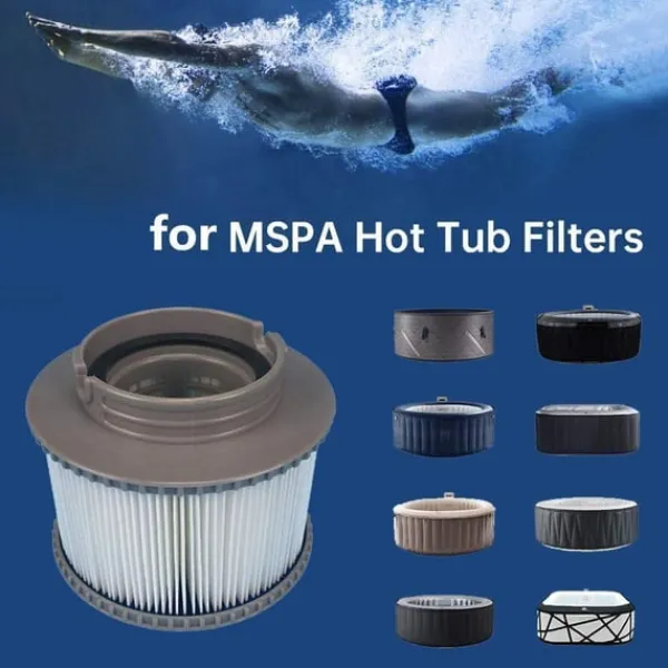 Pool- & Spatilbehør^Poolfilter til MSPA oppustelige pools FD2089 4-pak