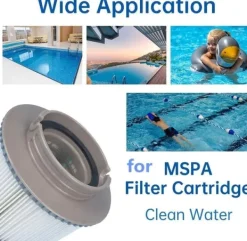 Pool- & Spatilbehør^Poolfilter til MSPA oppustelige pools FD2089 4-pak
