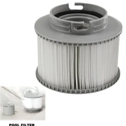 Pool- & Spatilbehør^Poolfilter til MSPA oppustelige pools FD2089 4-pak