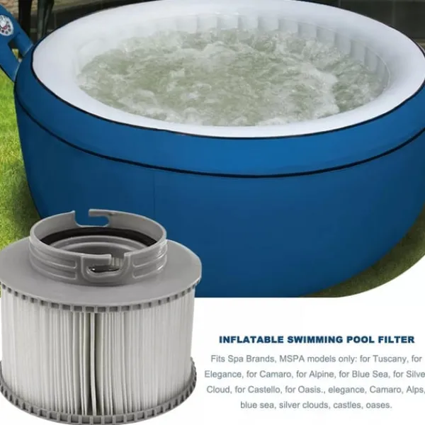 Pool- & Spatilbehør^Poolfilter til MSPA oppustelige pools FD2089 4-pak