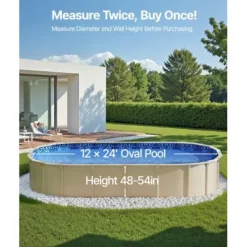 Outlet Poolforing, 732x366x147 cm, Blå, Vinyl Pool- & Spatilbehør