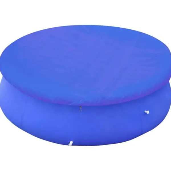 Pool- & Spatilbehør^Poolovertræk til runde svømmebassiner - 2 stk. 540 cm | Vægt: 90 g/m² | Materiale: PE
