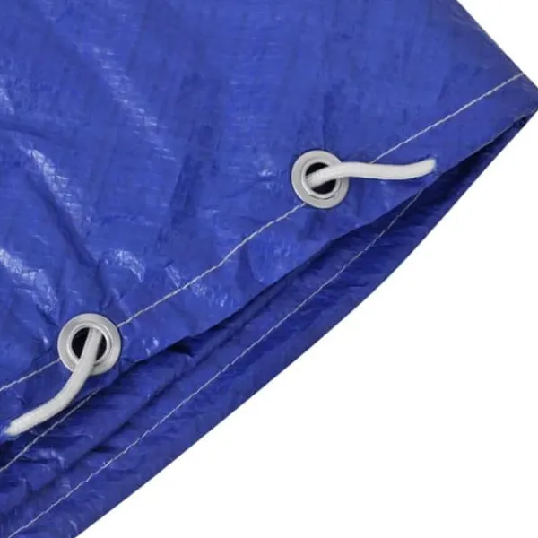 Pool- & Spatilbehør^Poolovertræk til runde svømmebassiner - 2 stk. 540 cm | Vægt: 90 g/m² | Materiale: PE