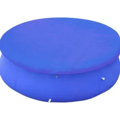 Pool- & Spatilbehør^Poolovertræk til runde svømmebassiner - 2 stk. 460 cm | Vægt: 90 g/m² | Farve: PE