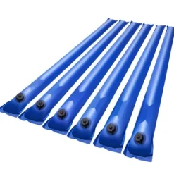 Pool- & Spatilbehør^Poolovertræks vandposer, 6 pakker, 1220mm, Enkeltkammer vandslanger, PVC, Lækagesikre, Blå