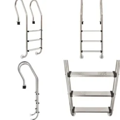 Pool- & Spatilbehør^Poolstige 3 trin rustfrit stål 304 120 cm - Poolstige - Poolstiger - Home & Living