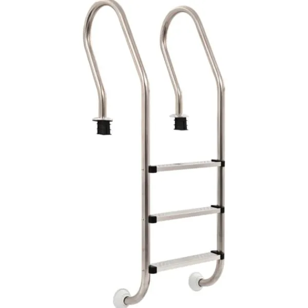 Pool- & Spatilbehør^Poolstiger - Living poolstige 3 trin rustfrit stål 304 120 cm