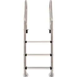 Pool- & Spatilbehør^Poolstiger - Living poolstige 3 trin rustfrit stål 304 120 cm