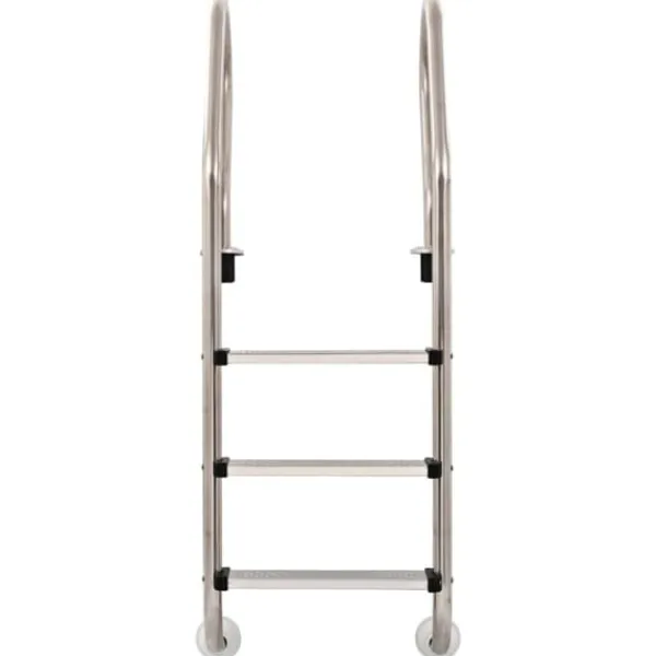 Pool- & Spatilbehør^Poolstiger - Living poolstige 3 trin rustfrit stål 304 120 cm