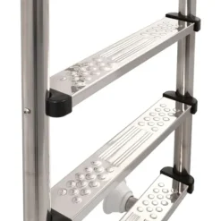 Pool- & Spatilbehør^Poolstiger - Living poolstige 3 trin rustfrit stål 304 120 cm